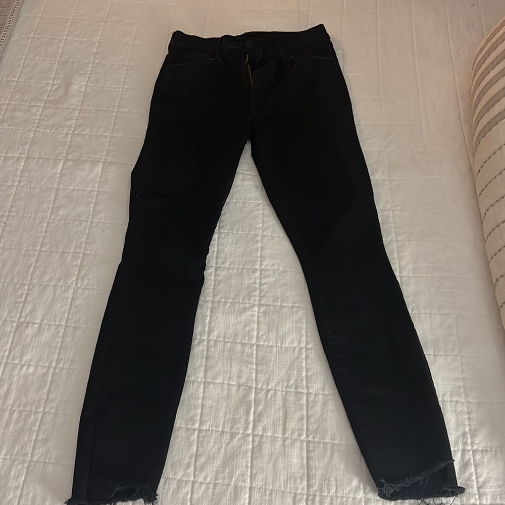 Mother denim size 26 stunner zip ankle step gray - Picture 2 of 6